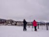 Esquí urbano, una rareza en Ushuaia