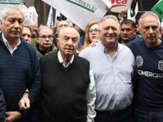 Empleados de Comercio marcharon junto a la CGT en defensa de la producción nacional y los salarios